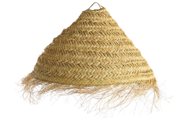 Abatjour de Palhinha com Franjas Grande