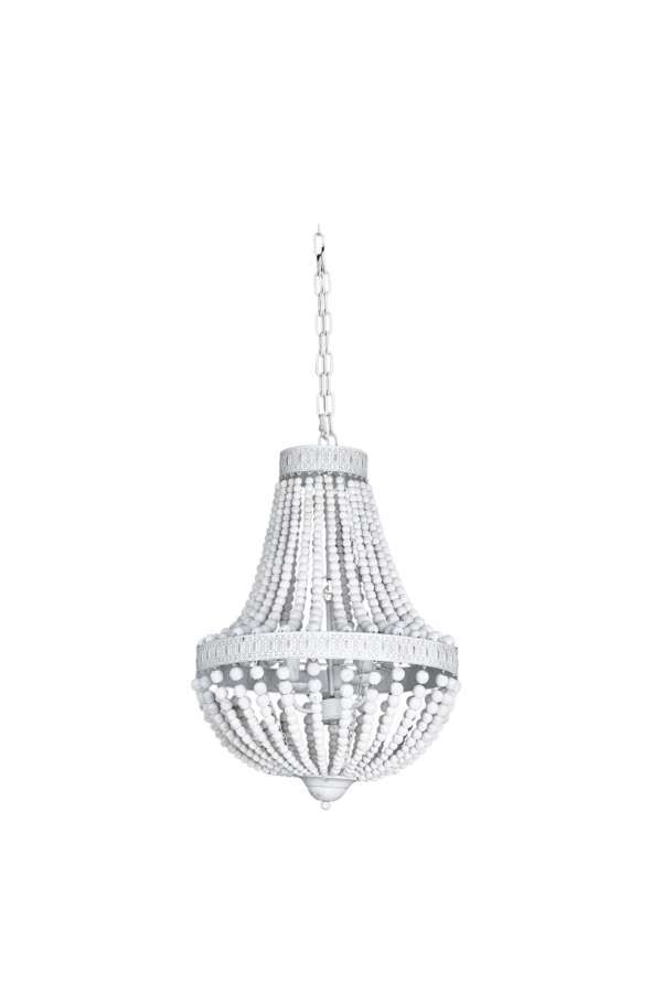 Abatjour de Madeira Branca