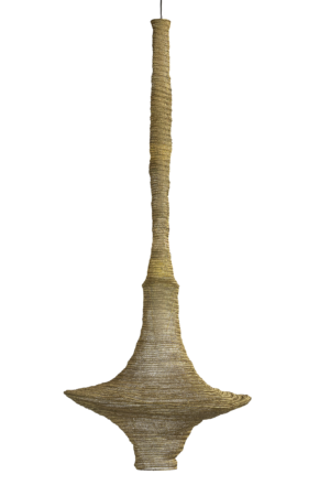 AB14 _ Abatjou em malha dourada Abatjour em Malha Dourada