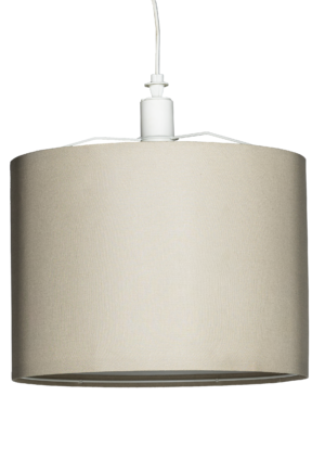 AB21 _ Abatjour de tecido bege Abatjour de Tecido Bege
