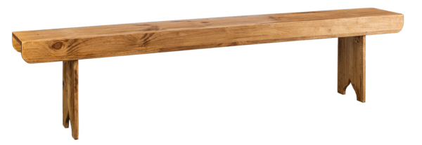 B02 _ Banco de madeira rústico _ Dimensão 2X0,3M Banco de Madeira Rústico