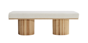 Banqueta com Ripas de Bambu