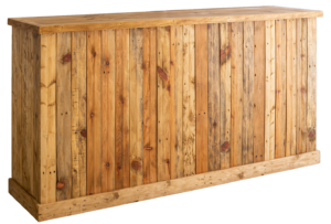 Bar de Madeira Rústico