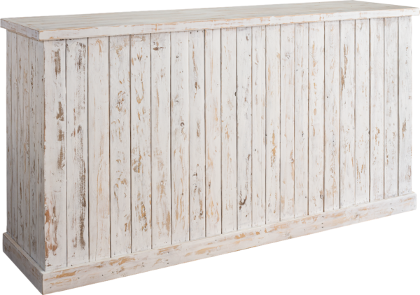 Bar de Madeira Branco Decapê