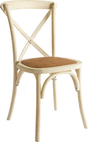 Cadeira crossback branca