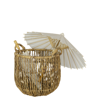 Cesta de Verga Decorativa