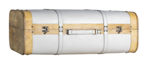 Mala Decorativa Branca