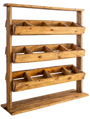 Estante Decorativa de Madeira