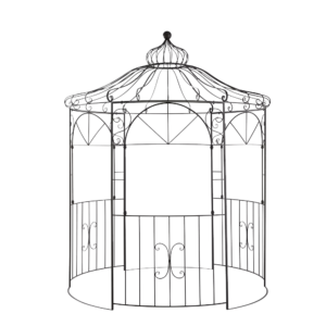 Gaiola de ferro preta