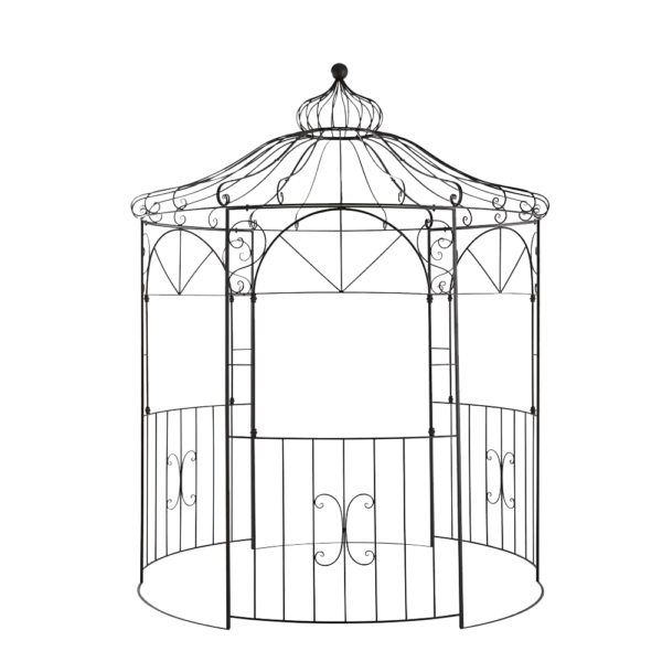 Gaiola de ferro preta