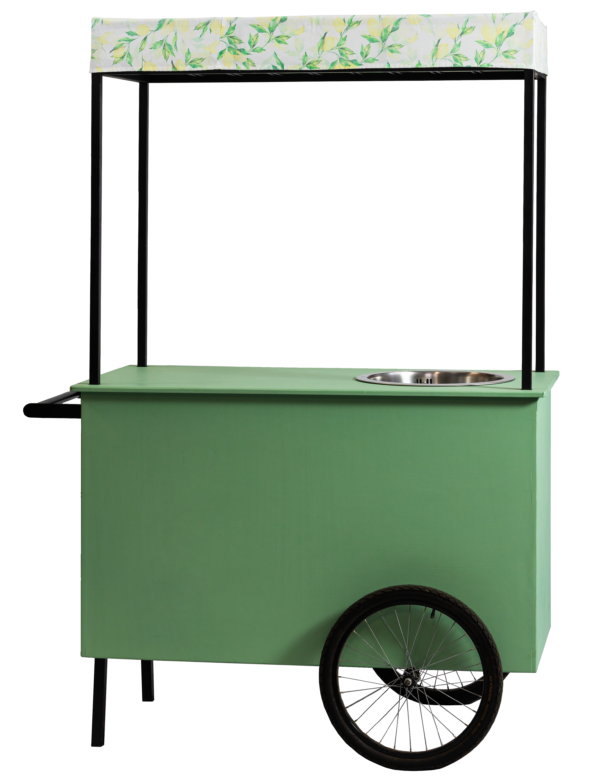 Carrinho Verde Decorativo