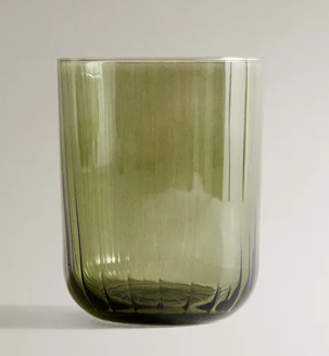 Copo de Água Verde Oliva