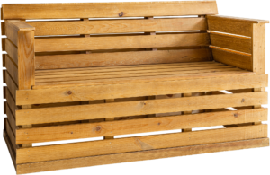 Sofa duplo de madeira L01.2-L01.3