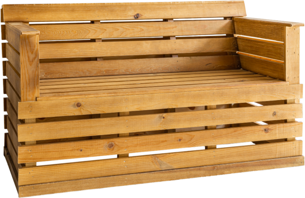 Sofa duplo de madeira L01.2-L01.3