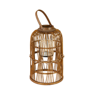 Lanterna Decorativa de Palhinha com Vela