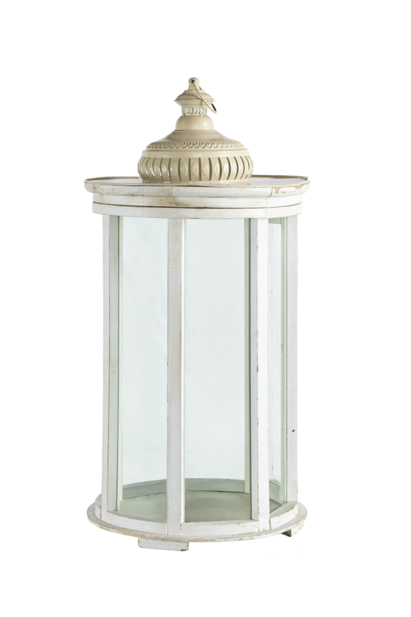 Lanterna Decorativa Branca