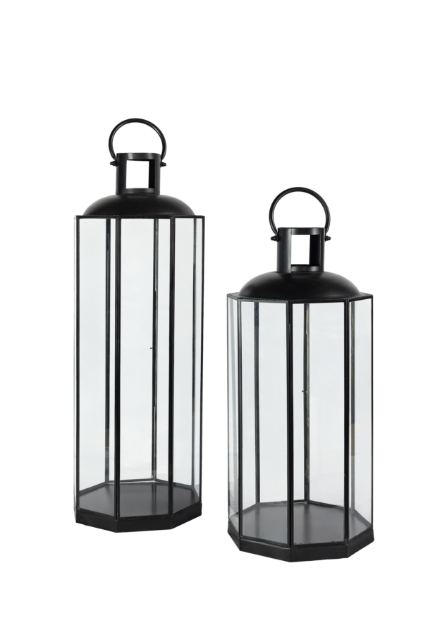 Lanterna Decorativa Preta