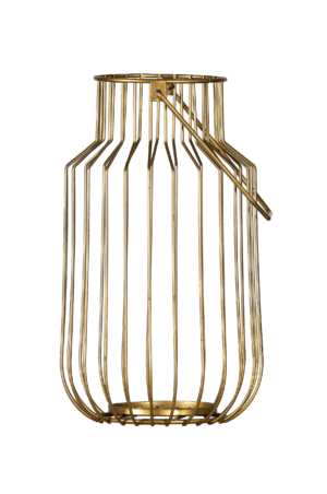 Lanterna Decorativa Dourada