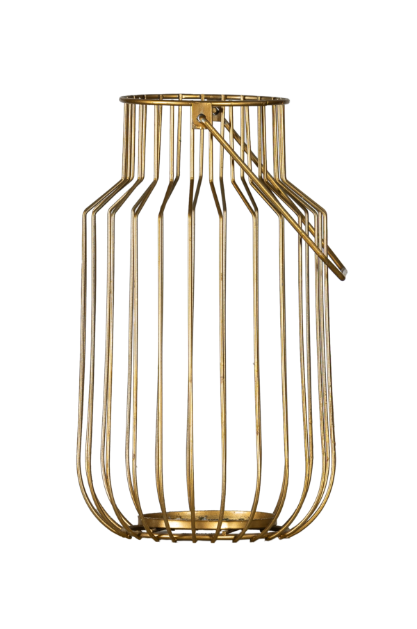 Lanterna Decorativa Dourada