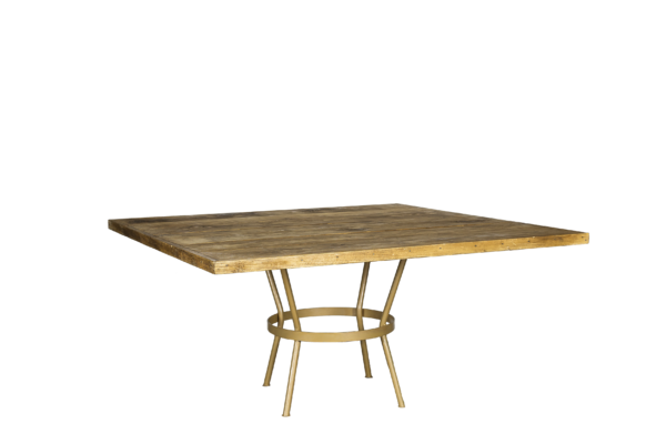 M06 _ Mesa madeira rústica quadrada _ Dimensão 1,5X1,5M M06 _ Mesa madeira rústica quadrada _ Dimensão 1,5X1,5M