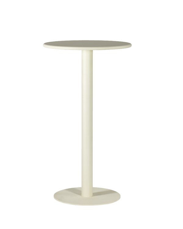 MB03 _ Mesa bistrô branca _ Dimensão 1,10M_ 60X60CM TAMPO