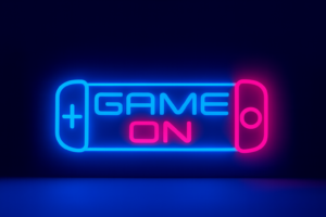 Neon - Game On 40x19cm