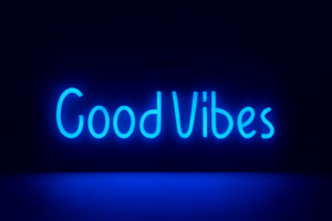 Neon - Good Vibes 51x13cm
