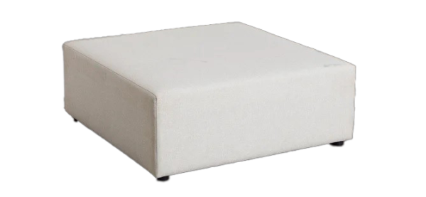 Puff de tecido nude P08