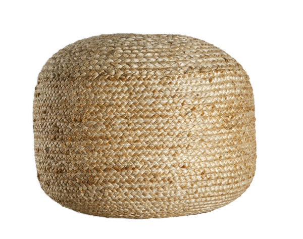 Puff de juta redondo P09