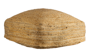 Puff de juta quadrado P10