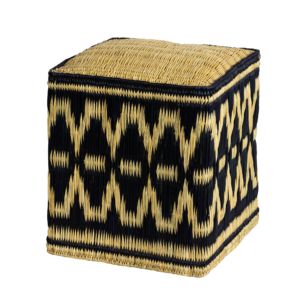 Puff de rattan quadrado P12