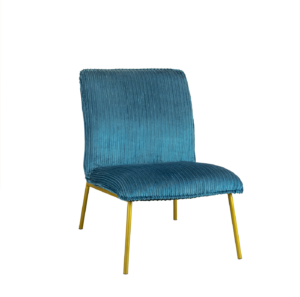 PL05 _ Cadeirão de veludo azul escuro Cadeirao de veludo azul escuro PL05