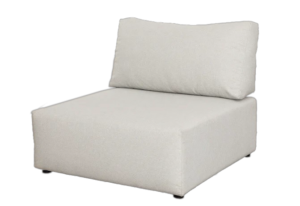 Poltrona de tecido nude PL29