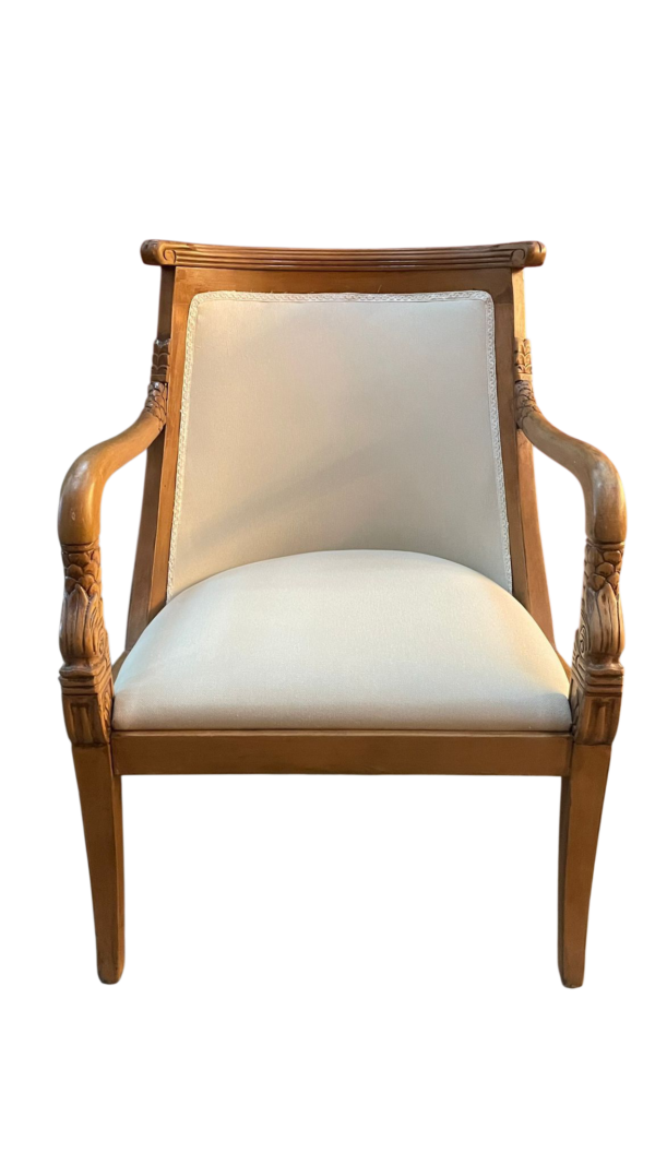 Poltrona classica bege