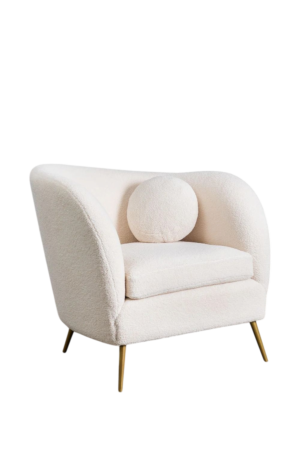 Poltrona de bouclé Poltrona de boucle