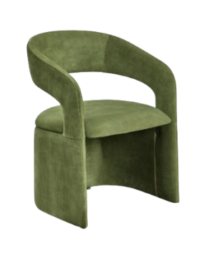 Poltrona-de-veludo-verde