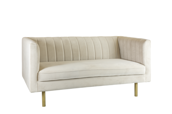Sofa Veludo Bege S02