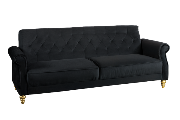 S05 _ Sofá de veludo Preto Sofa De Veludo Preto Scaled S05