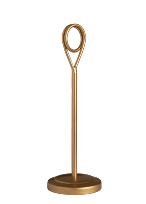 Pin de Numeração de Mesa Dourado