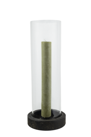 Suporte de Vela com Base de Pedra (Modelo 1)