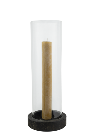 Suporte de Vela com Base de Pedra (Modelo 2)