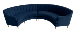 Sofa-meia-lua-azul-escuro